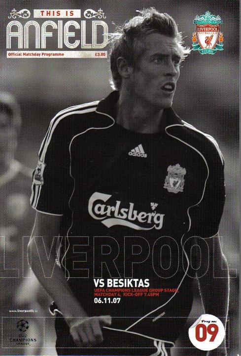 2007/08 CHAMPIONS LEAGUE - LIVERPOOL v BESIKTAS (8-0)